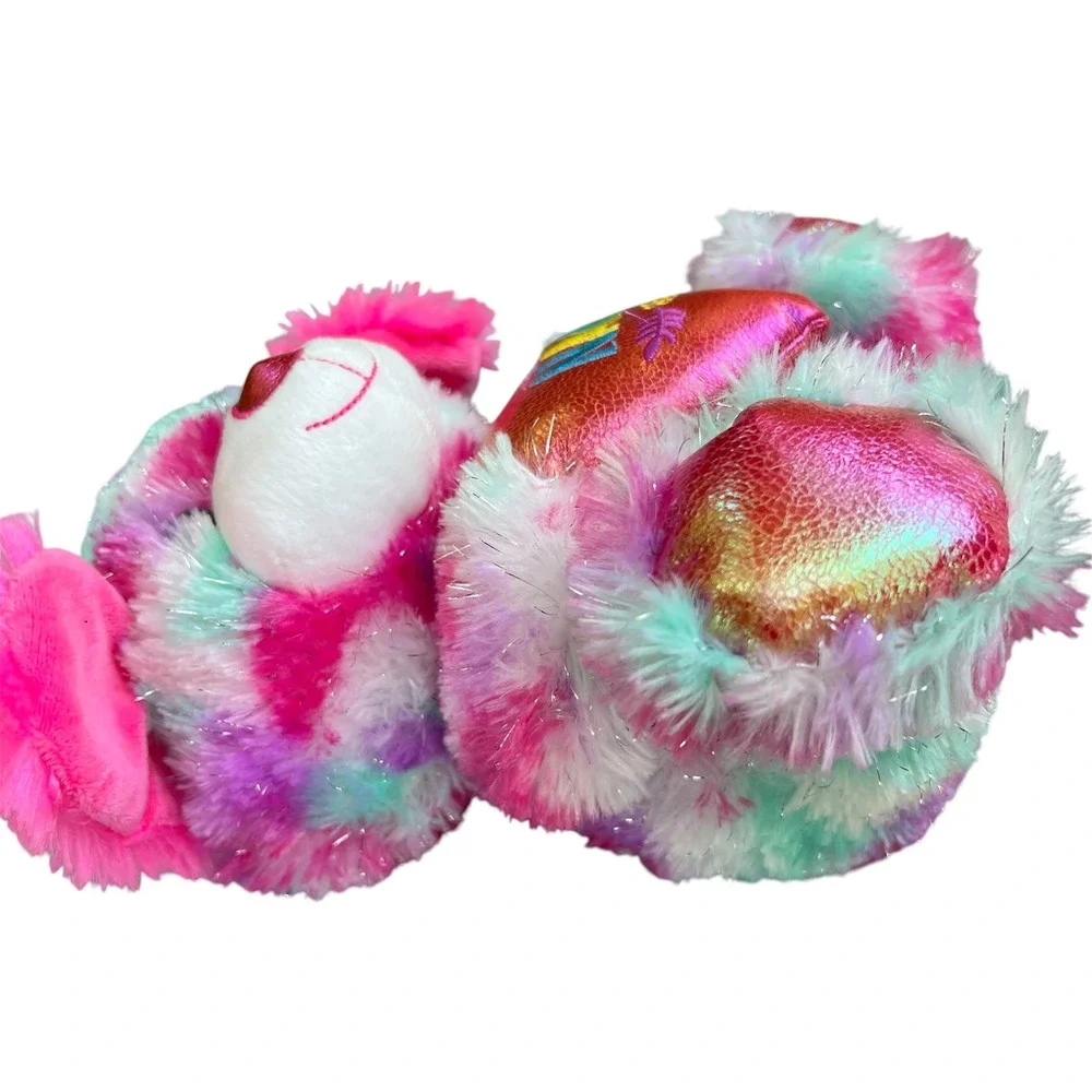 Way To Celebrate Mothers Day Nana Plush Dog Tie Dye Pink Purple Teal 10 inch NWT